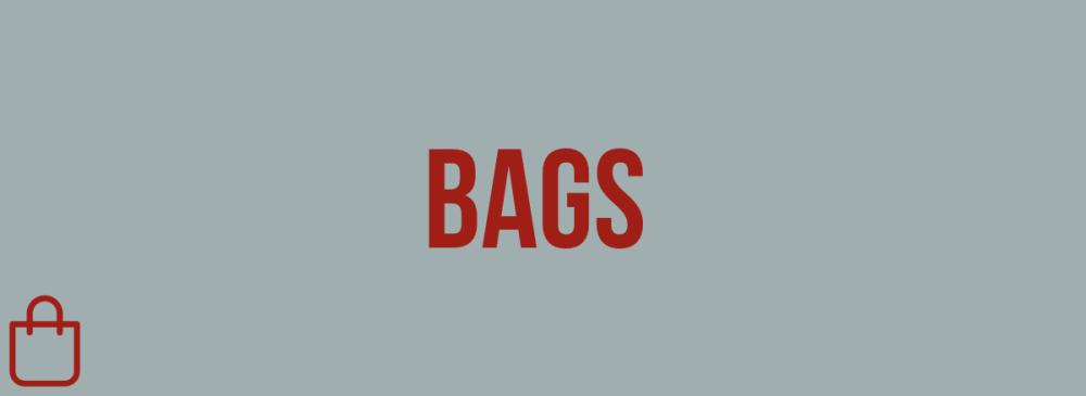 Small website banner leading to a page showing our range of Branded Bags