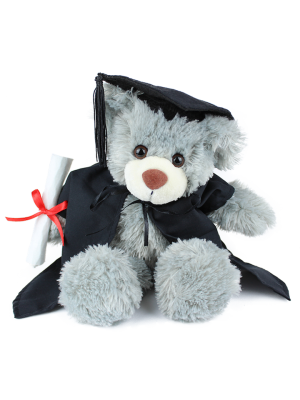 26cm Graduation Teddy Bear- Stanley Grey
