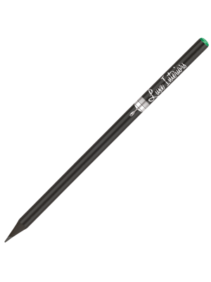 Black Knight Gem Pencil- Green with printing