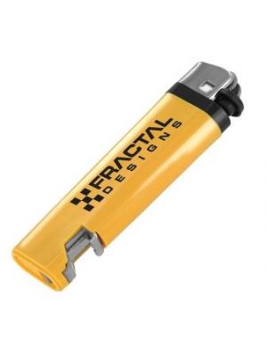 Bottle Opener Lighter- Yellow with printing