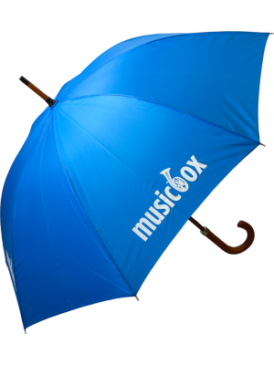 Budget Woodstick Umbrella- Royal Blue