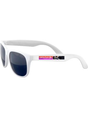 Fiesta Sunglasses- White with printing