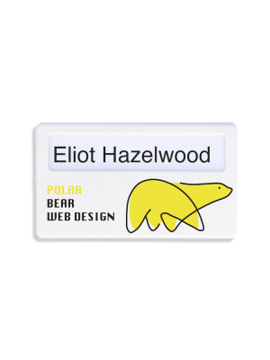 Printed Name Badge