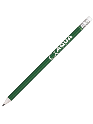 Recycled Paper Pencil- Green with printing