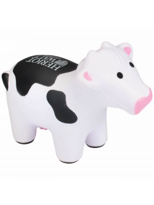 Stress Ball- Cow- Black and White