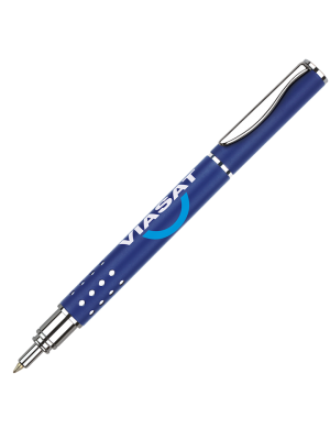 Techno Metal Rollerball- Blue with printing