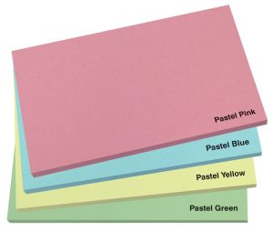 127mm x 75mm Pastel Sticky Note Pad- Colour Options