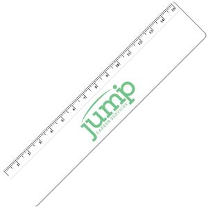  15cm Plastic Ruler- White with printing