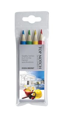 Printed 6 Pack Colouring Crayons