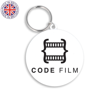 55mm Round Keyring