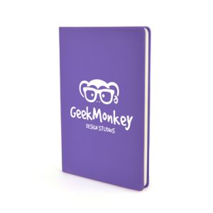 A5 Mole Slimline Notebook- Purple
