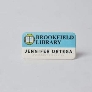 Always Recycled Essential Name Badge Rectangle- White