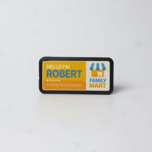 Always Recycled Select Name Badge Rectangle- Black
