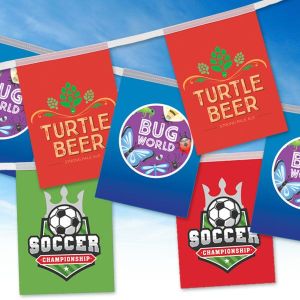 Branded Rectangular Indoor Bunting