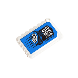 Branded White Credit Card Ice Scraper