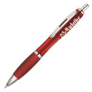 Contour Frost Ballpen- Burgundy with a one colour print
