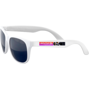 Fiesta Sunglasses- White with printing