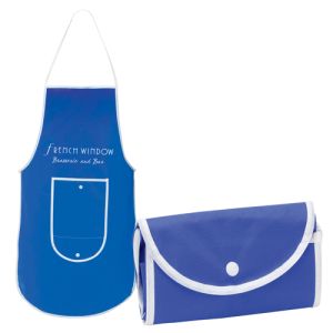 Foldable Apron in Blue