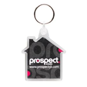 House Shaped Keyring