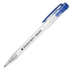 Ingeo Frost Ballpen- Dark Blue with printing