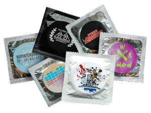 Label Printed Foil Condom