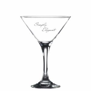 Martini Glass printed with your design