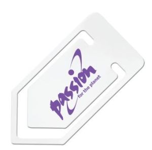 Medium Recycled Paper Clip- White