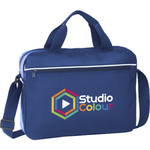 Messenger Bag- Blue with full colour printing to the bag body.