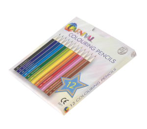 Mini Carnival Colouring Pencils 12 Pack- Carnival Themed Box