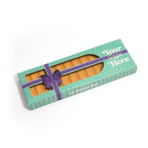 Personalised 12 Baton Gold Chocolate Bar in a Box