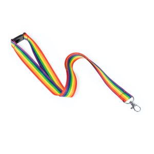 Printed Pride Rainbow Lanyard