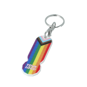 Printed Pride Trolley Stick Keyring