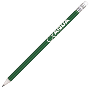 Recycled Paper Pencil- Green with printing