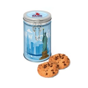 Silver Flip Top Tin with Maryland Cookies