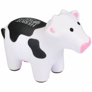 Stress Ball- Cow- Black and White