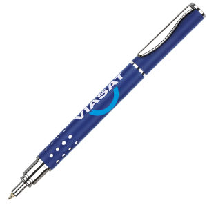 Techno Metal Rollerball- Blue with printing