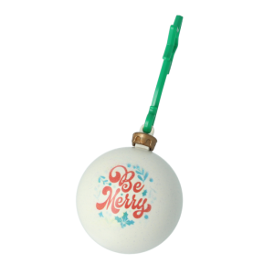 White Christmas Bauble