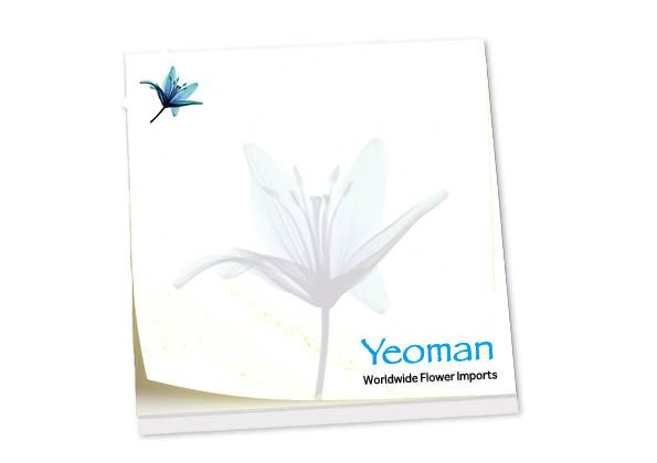 100mm Square Sticky Note Pad Yo Promotions 100mm Square Sticky Note Pad Yo Promotions