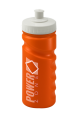 500ml Finger-Grip Bottle- Printed Orange Bottle with White Push Pull Lid