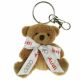 Tubby Bow Keyring Bear 8cm