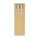 Printed Beck Bamboo Ballpen and Mechanical Pencil Set