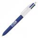 BIC® 4 Colours Ballpen- Blue/White with printing