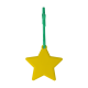 Branded Coloured Star Christmas Decoration- Yellow