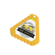 Coloured Triangle Ice Scraper- Yellow
