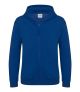 Kids Awdis Zipped Hoodie- Royal Blue