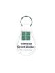 Pear Shaped Bonded Leather Keyfob