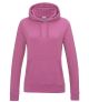 Ladies Awdis Hoodie- Dusty Pink