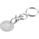 Metal Trolley Coin Keyring