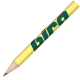 Mini Pencil no Eraser- Yellow with printing