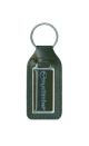 Domed New Long Square Bonded Leather Keyfob